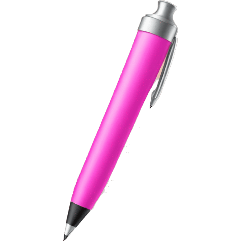 Pink pen emoji