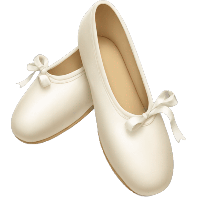 Ivory ballet shoes emoji