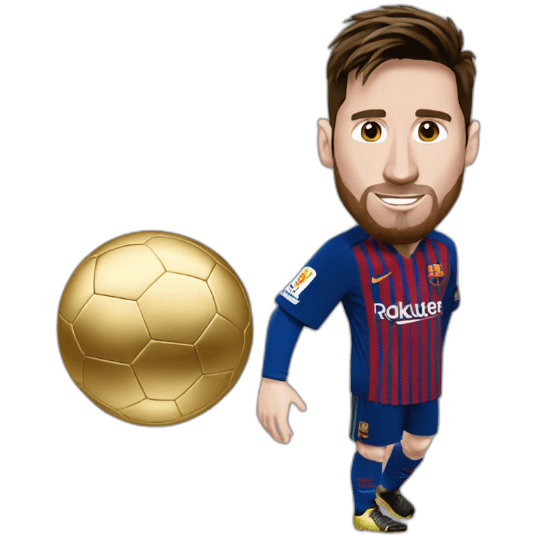 MESSI QUI VOLE le ballon d'or emoji