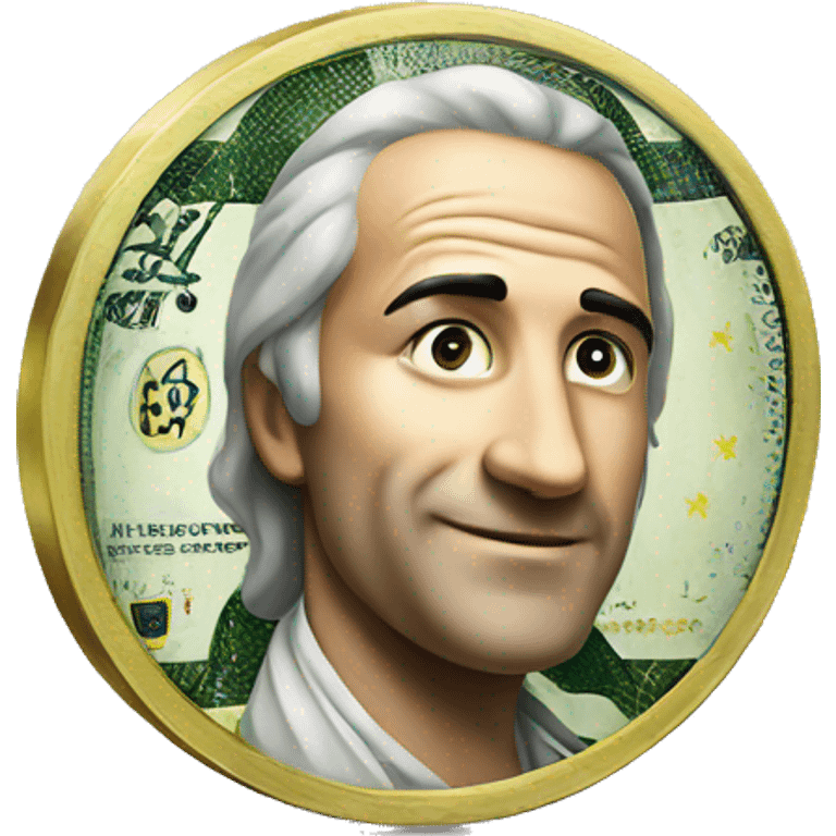 euro with dollar logo clean realistic  emoji