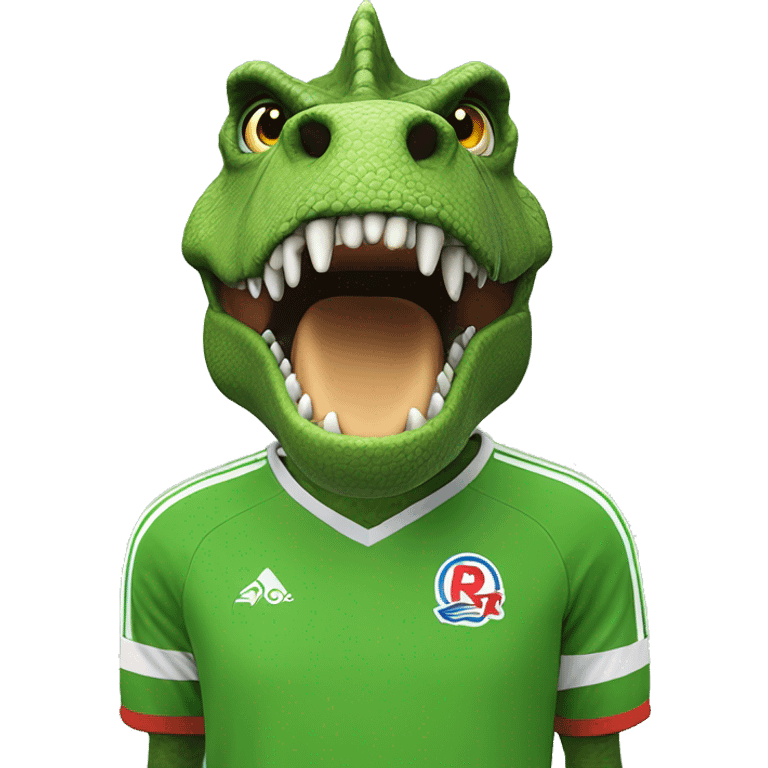 dinosaur in reading fc football shirt  emoji