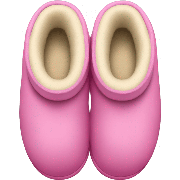 Pink UGG slippers emoji