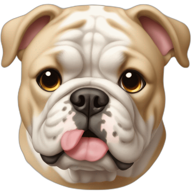 Bulldog frances beige emoji