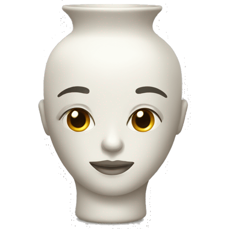 Face with vase  emoji