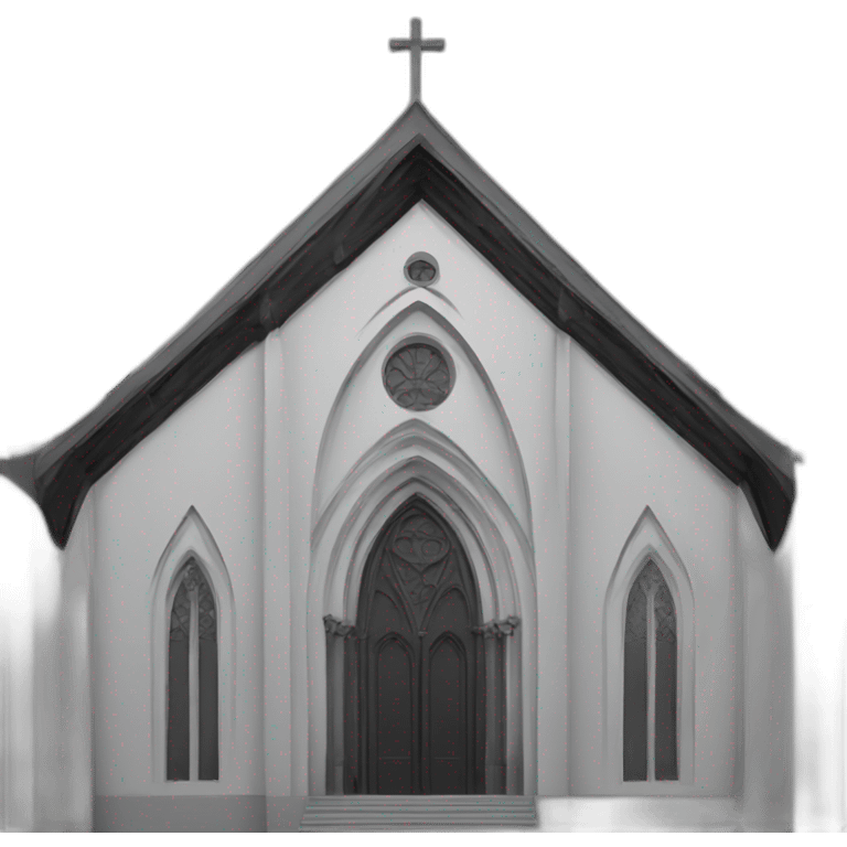 All Black modern cathedral emoji