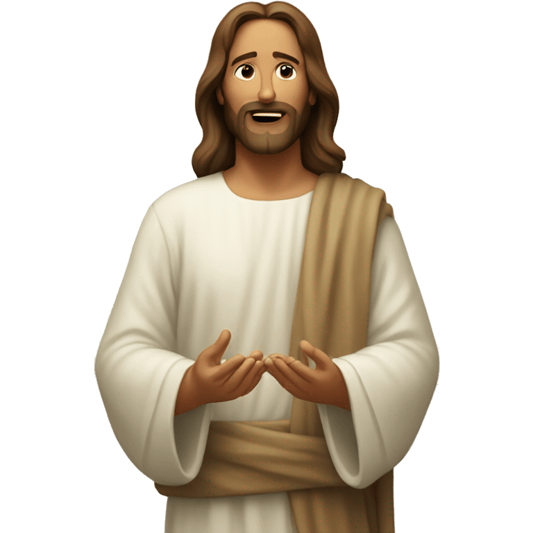 Jesus healing emoji