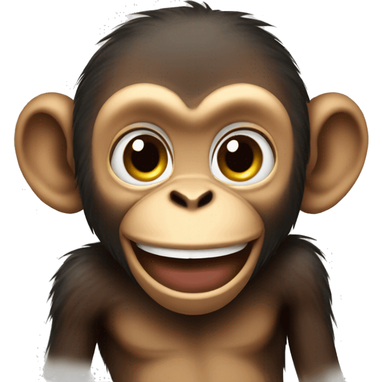 Cheeky monkey emoji