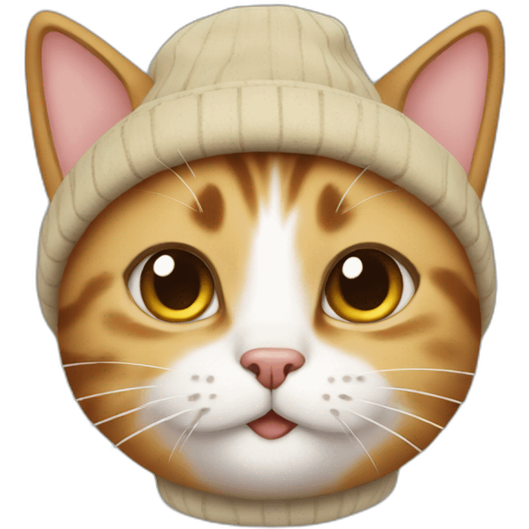 cat with a bennie emoji