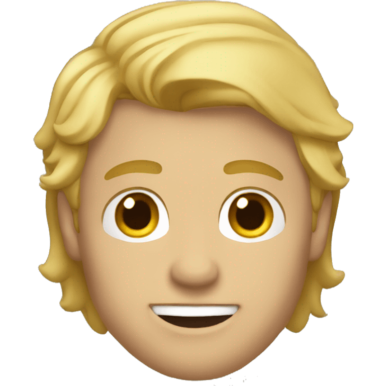 dirty blonde guy no facial hair emoji