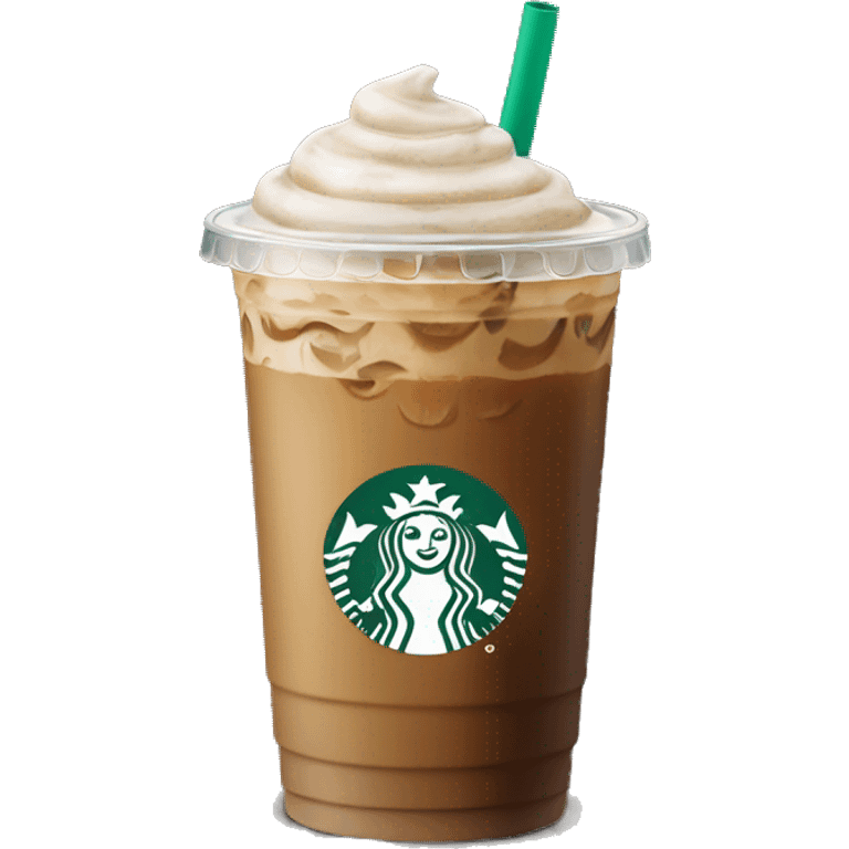 iced coffee from starbucks emoji