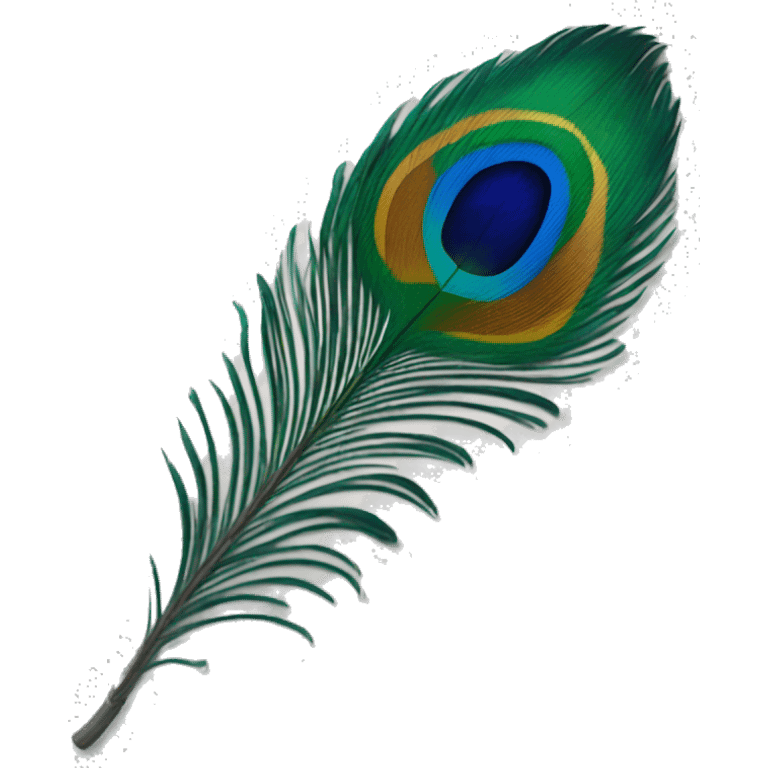 peacock feather emoji