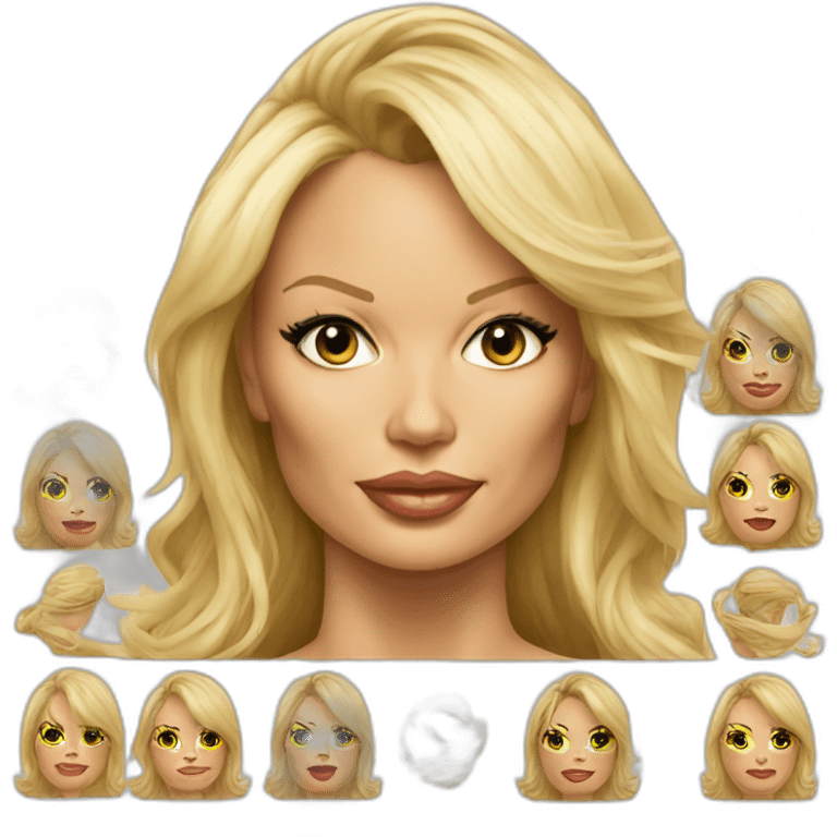 pamela anderson hyperrealistic emoji