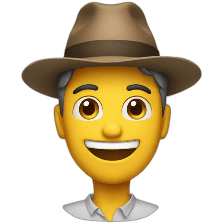 Chat avec chapeau emoji