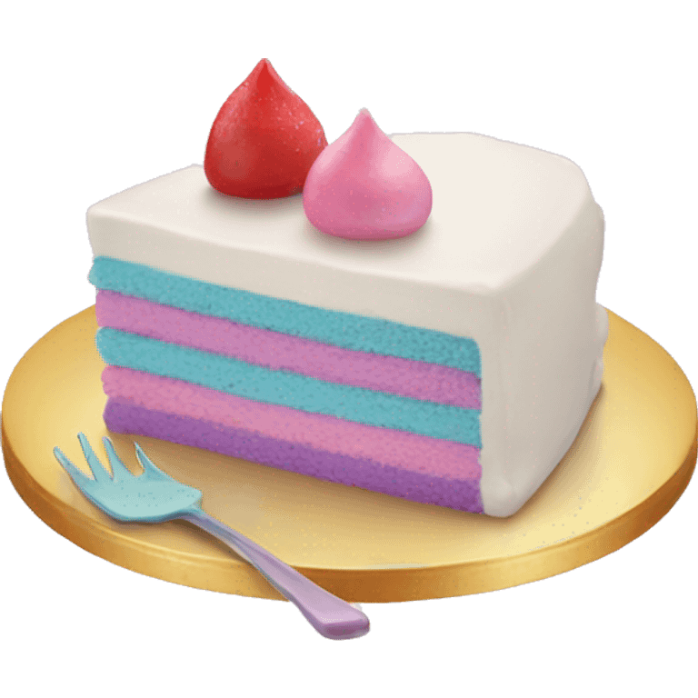 Magic pastel cake emoji