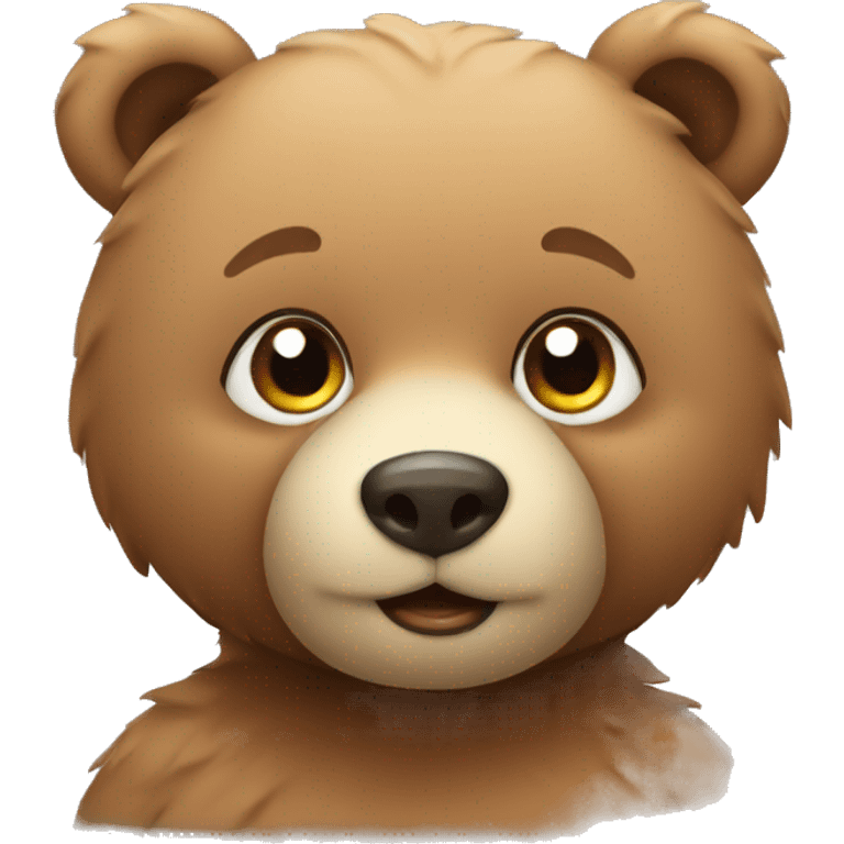 Cute bear emoji