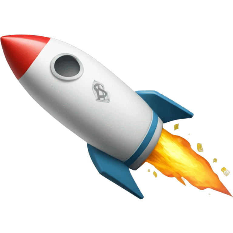 rocket with money emoji