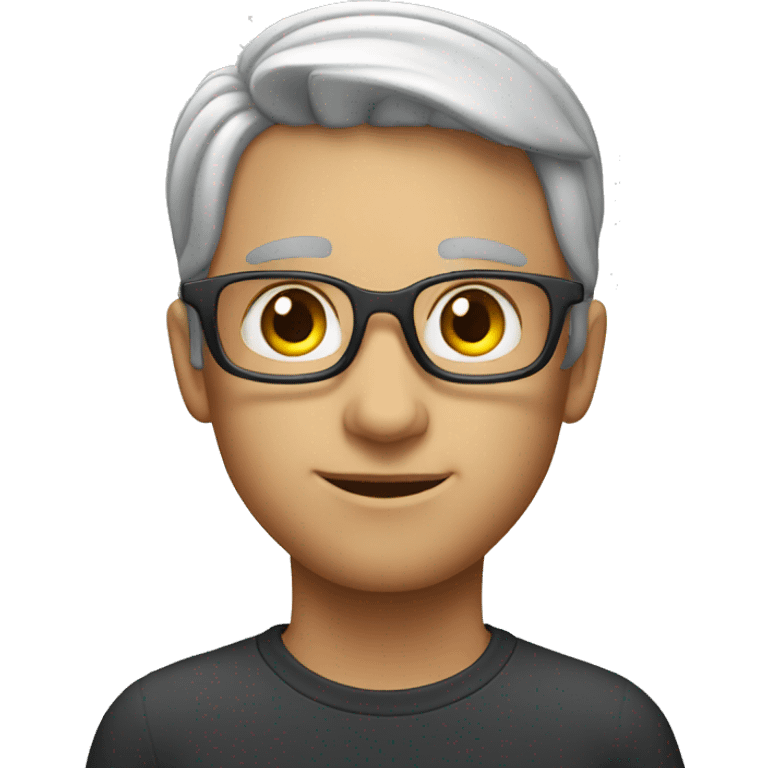 an emoji of the Apple Vision Pro emoji