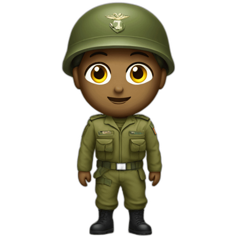 Olive wearing IDF clothes emoji