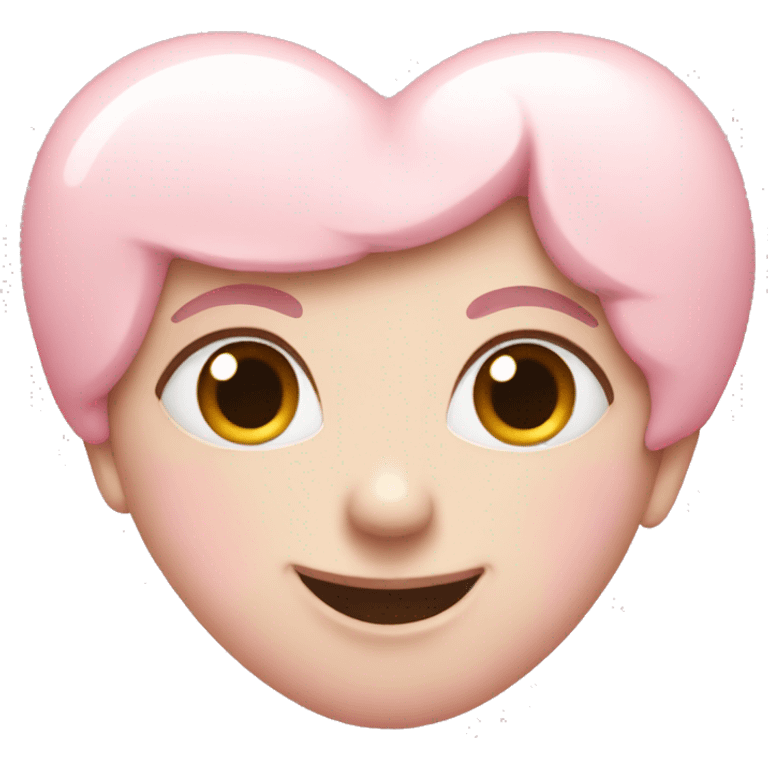 pastel pink heart emoji