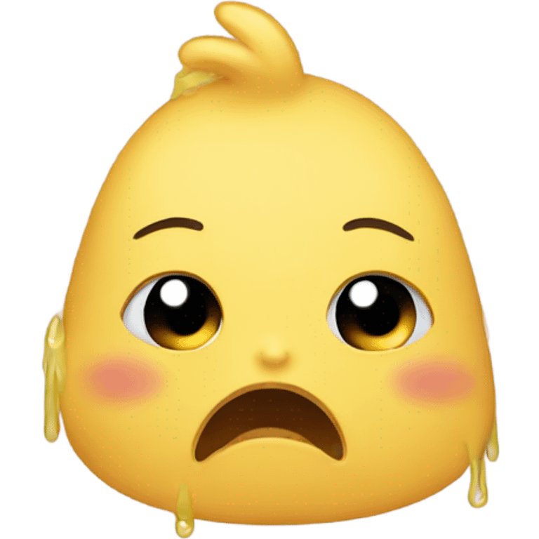 crying chick  emoji