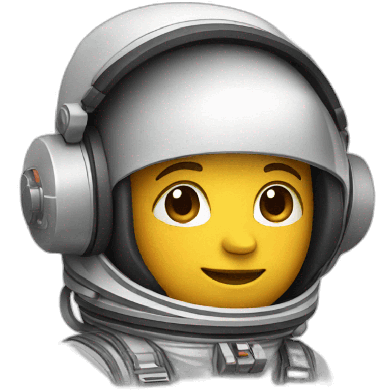 Astronaut in headphone  emoji