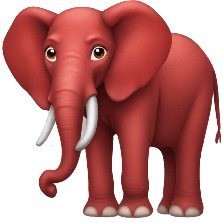 red elephant emoji