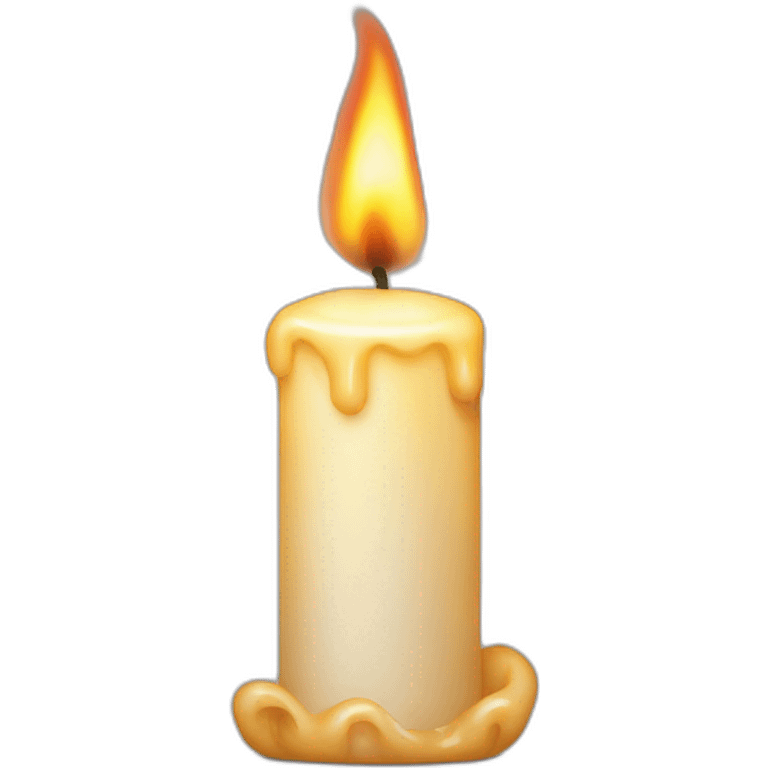 A burning candle emoji