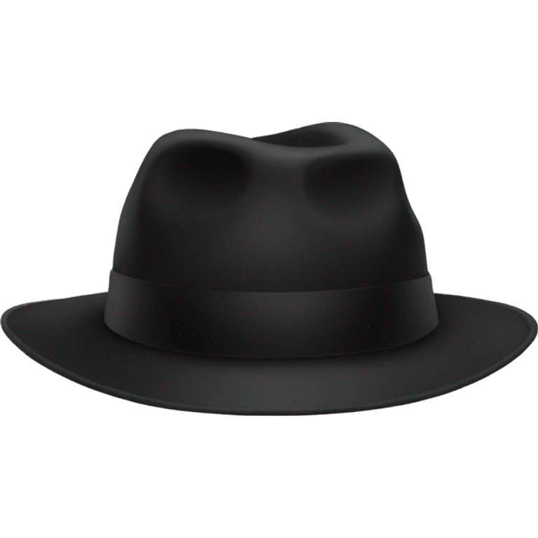 black hat emoji