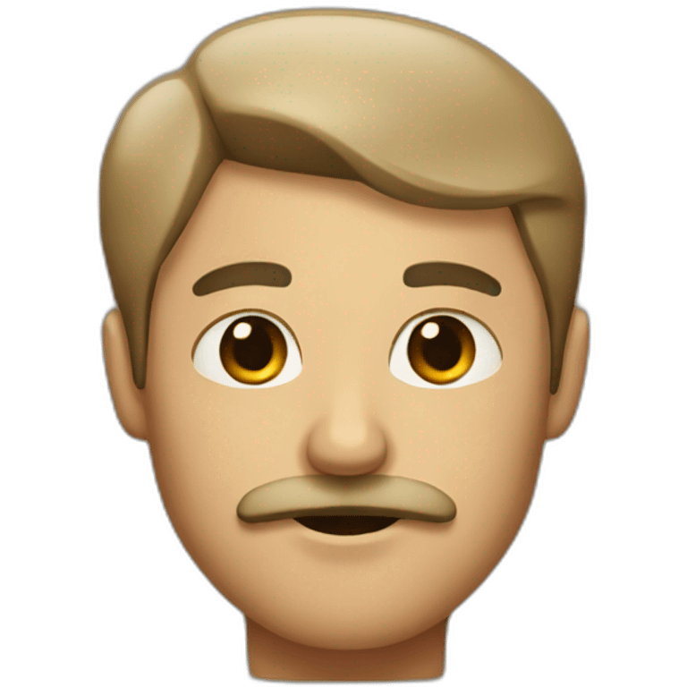 Man with a small moustache  emoji