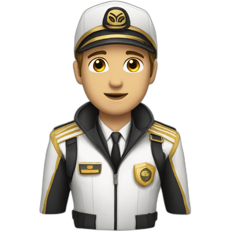 Golden pilot emoji