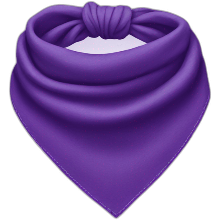 Purple bandana emoji