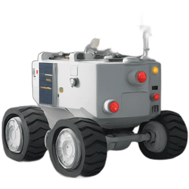 Moon Rover minimal emoji