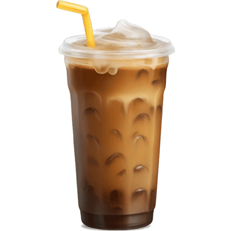 Iced coffee emoji