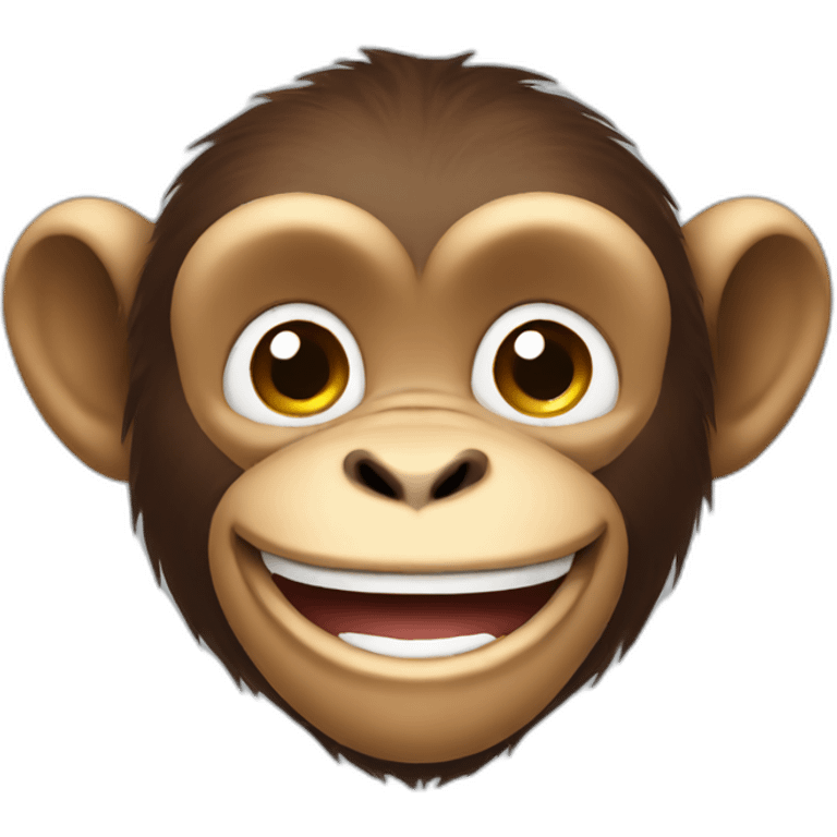 smiling monkey emoji