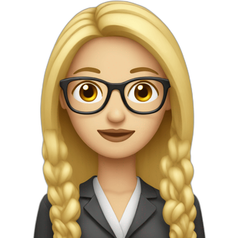 blonde optician emoji