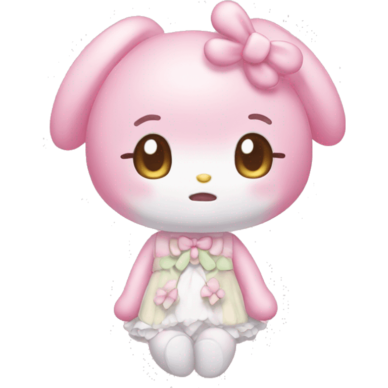 Cute pastel my melody emoji