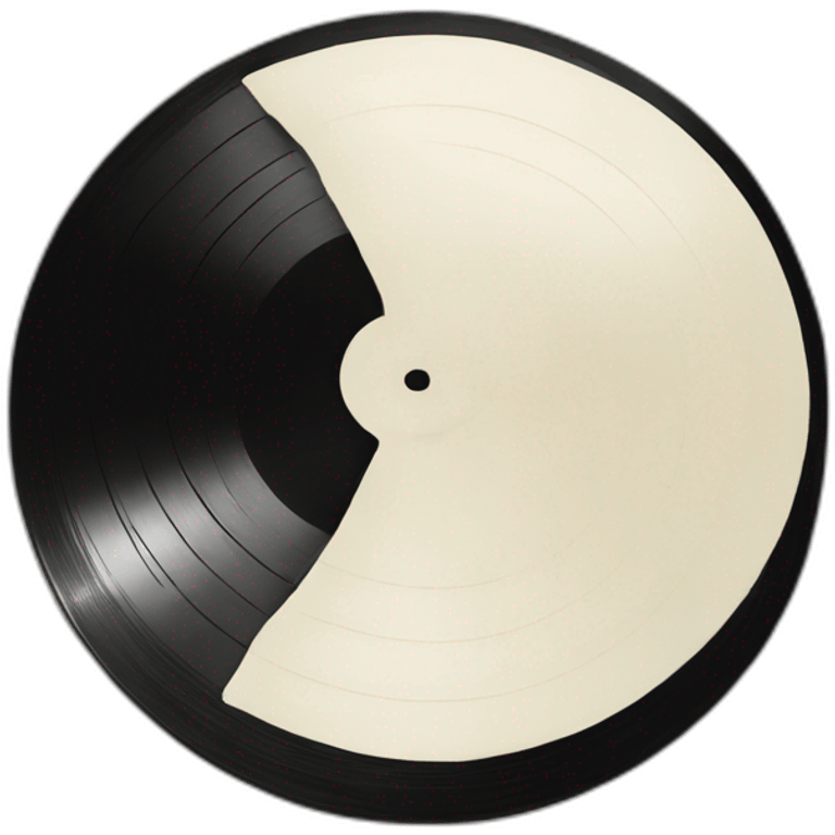 Wax record emoji