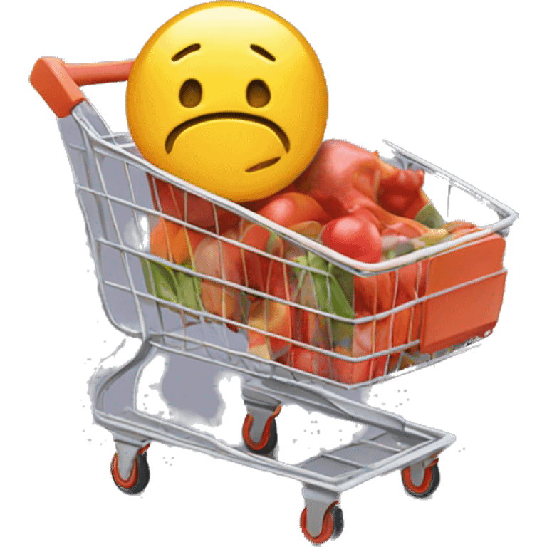 Shopping cart emoji