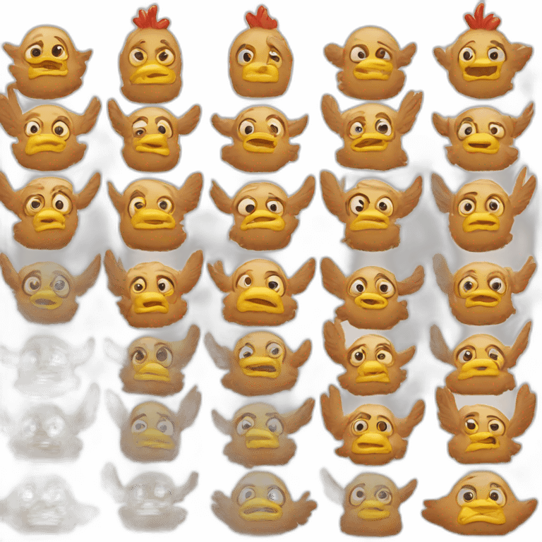 Chiken men emoji