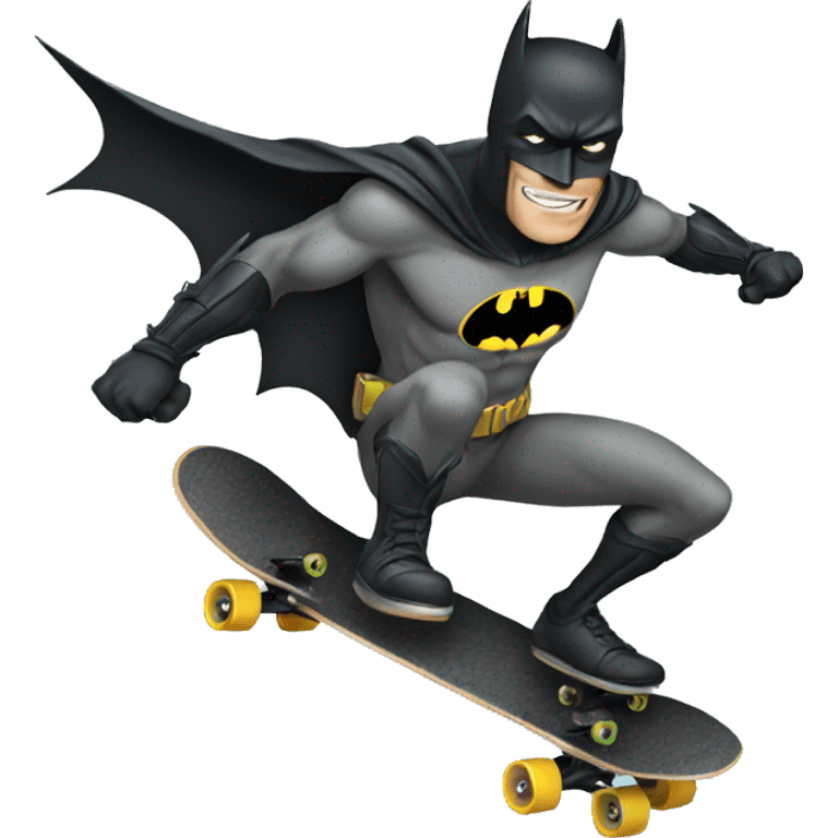 Batman on skateboard emoji