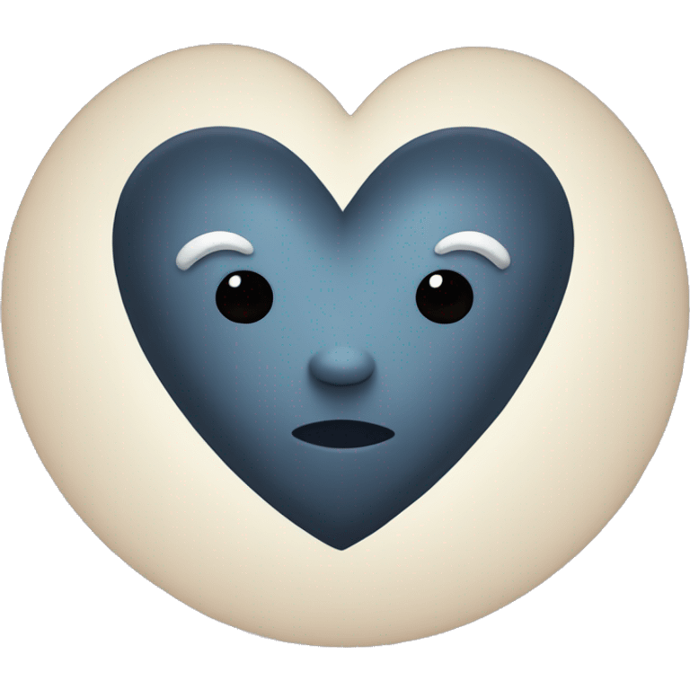 Moon heart emoji