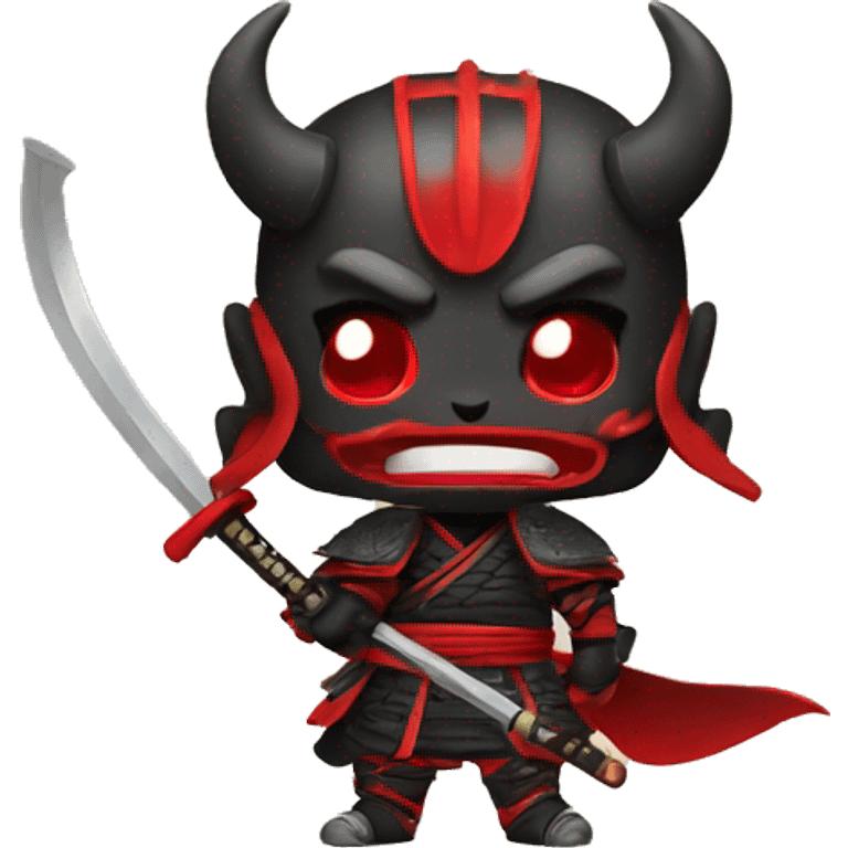 devil samurai emoji