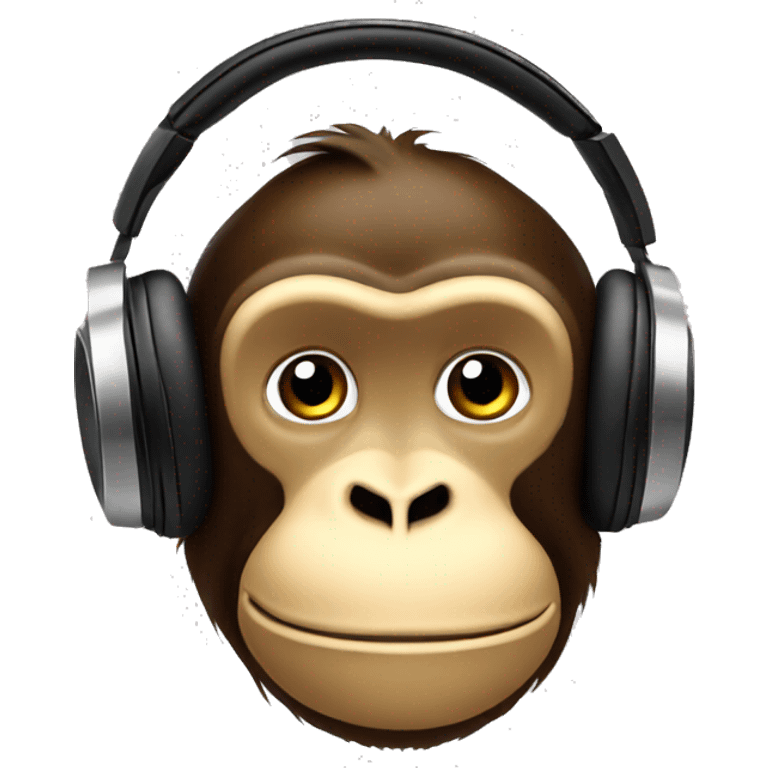 monkey banana headphones
 emoji