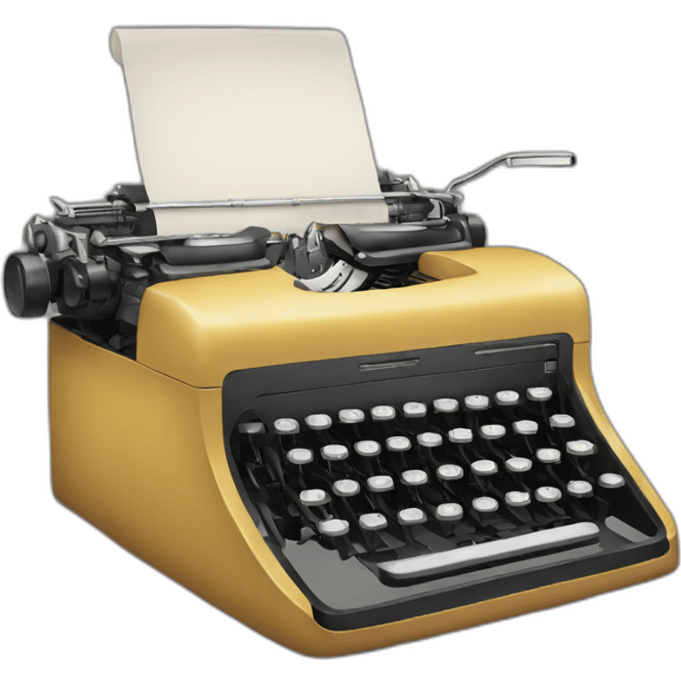 Typewriter emoji