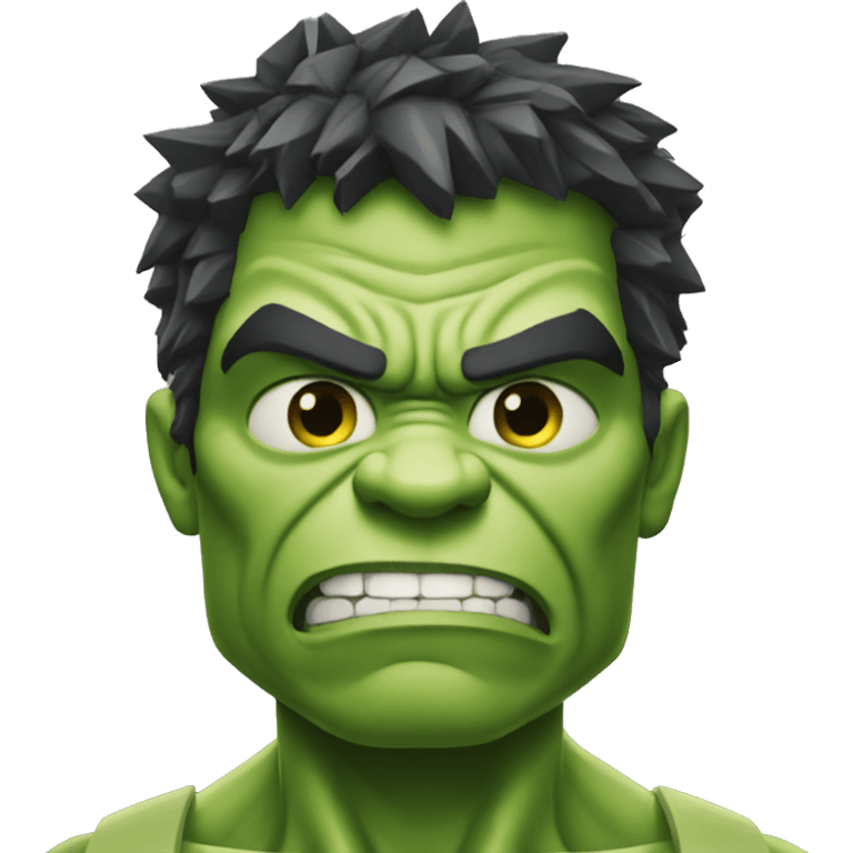 Hulk enfadado emoji