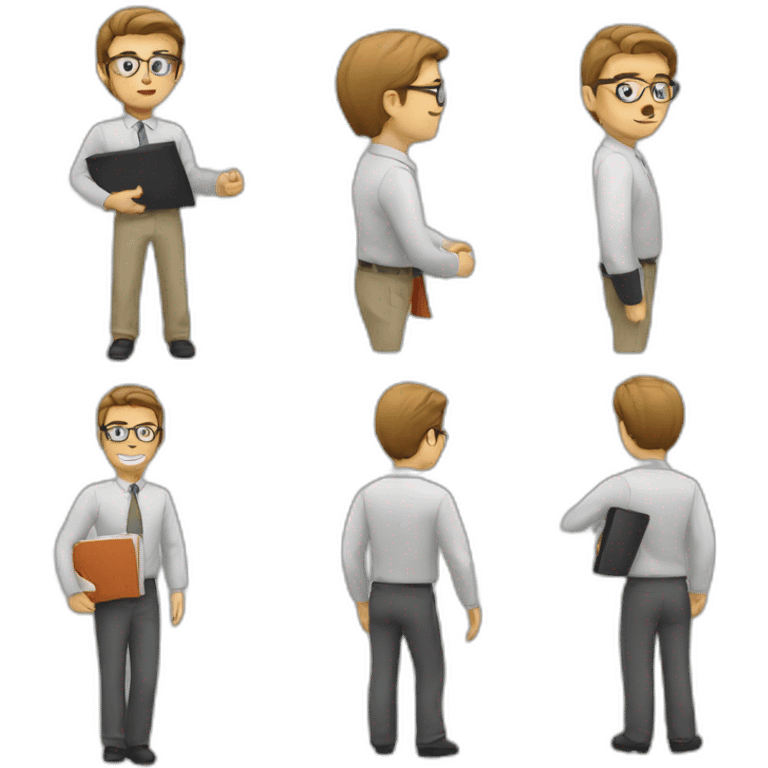 modern teacher emoji