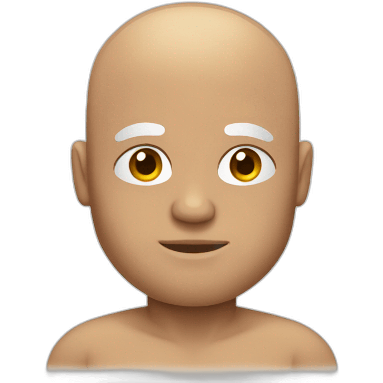 Bald man with muscles  emoji