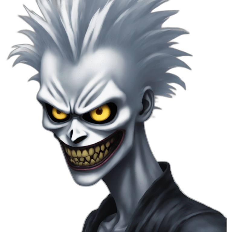 ryuk from death note that not smiling emoji