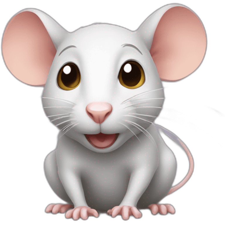 Rat sortant des égouts emoji