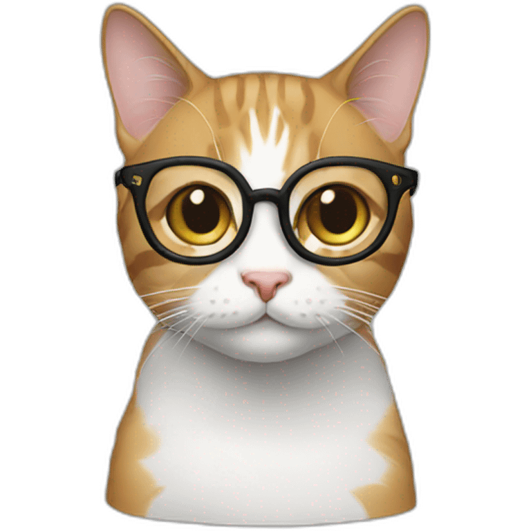 cat glasses emoji